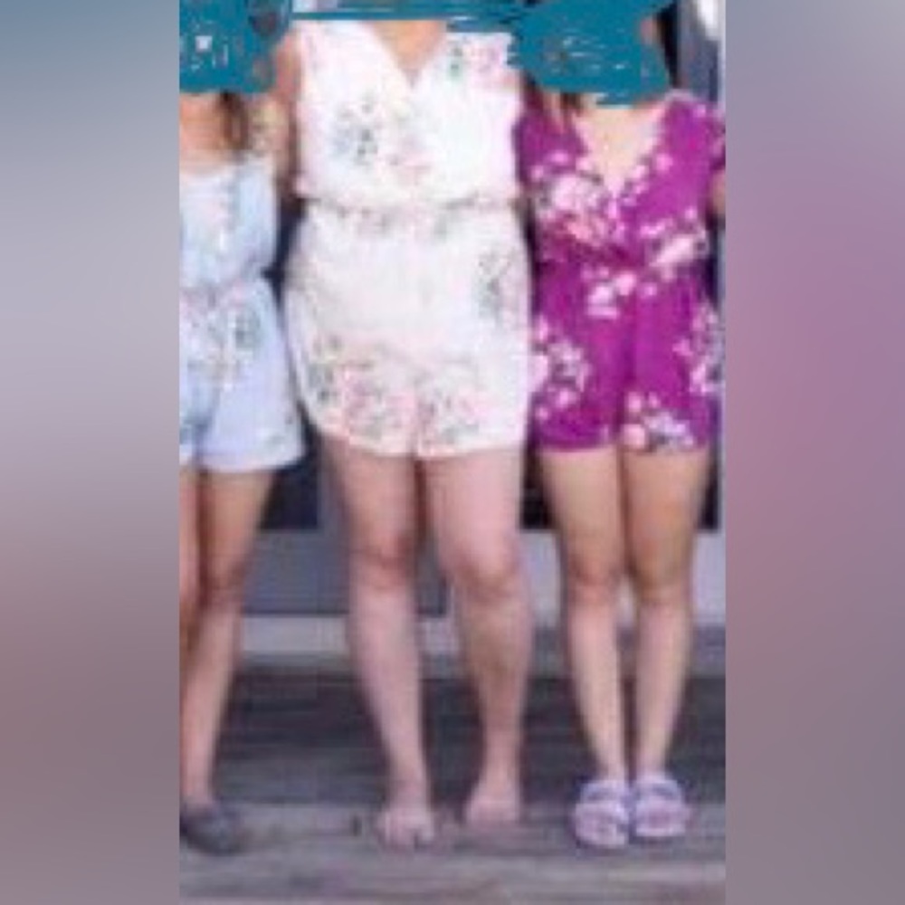 Romper and pj set! Used morning of wedding